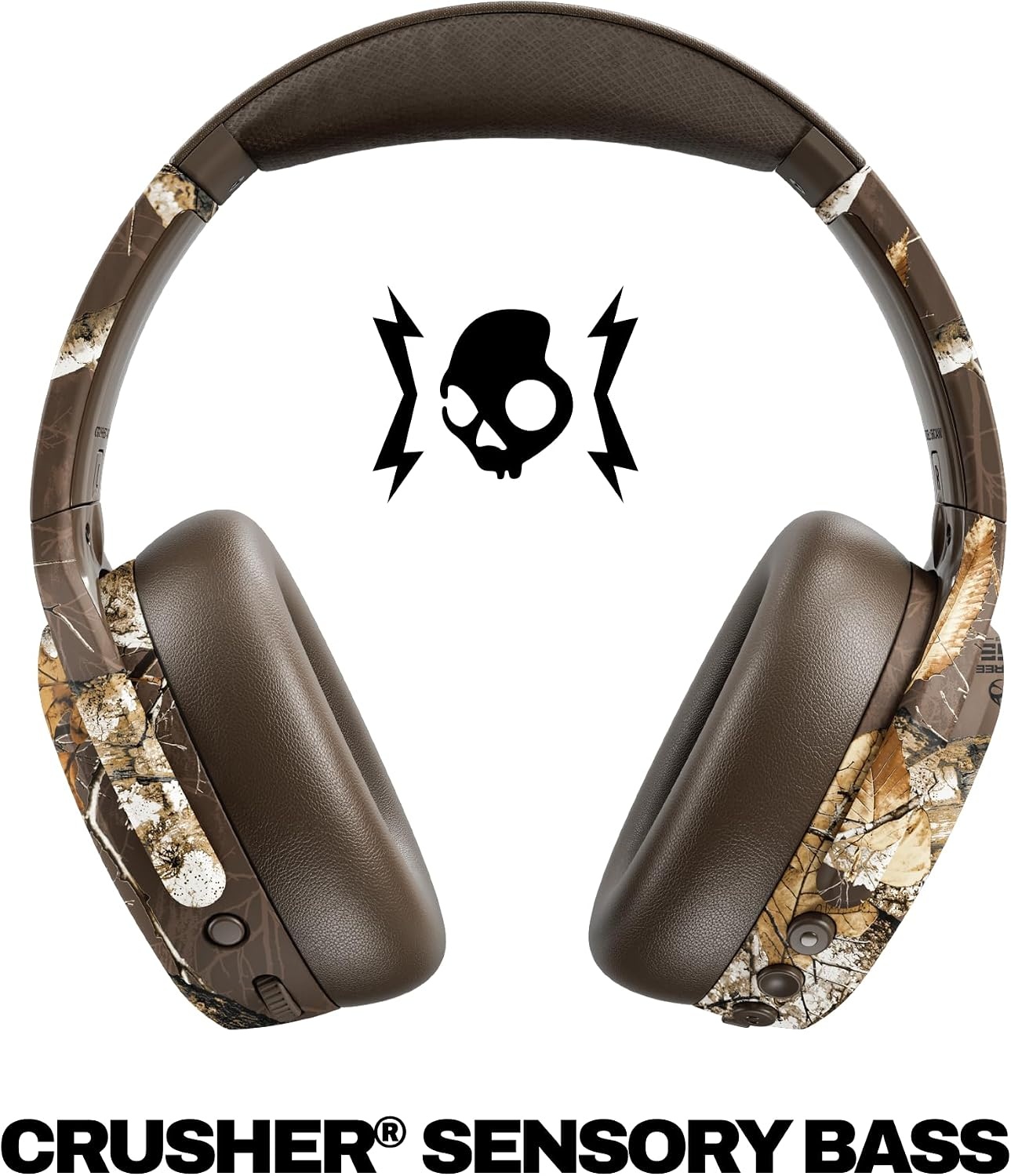image:imageSkullcandy Crusher ANC 2 Wireless OverEar Bluetooth Headphones with MultiSensory Bass Active Noise Cancelling Up to 60 Hours Battery Microphone for iPhone Android All Love 2026Realtree EDGE Espresso