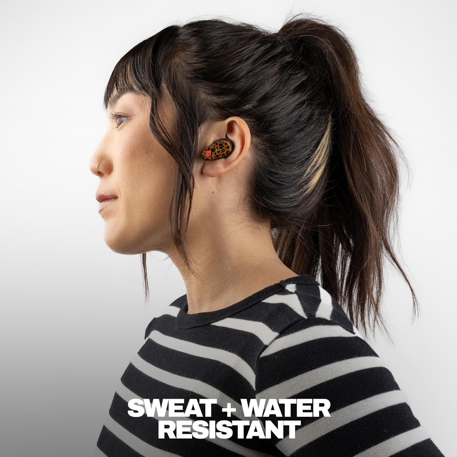 image:imageSkullcandy Method 360 ANC Wireless Earbuds Sound by Bose Bluetooth Headphones Premium Noise Cancelling Up to 40 Hrs Battery Sweat and Water Resistant Microphone for iPhone Android Crazy PinkLeopard