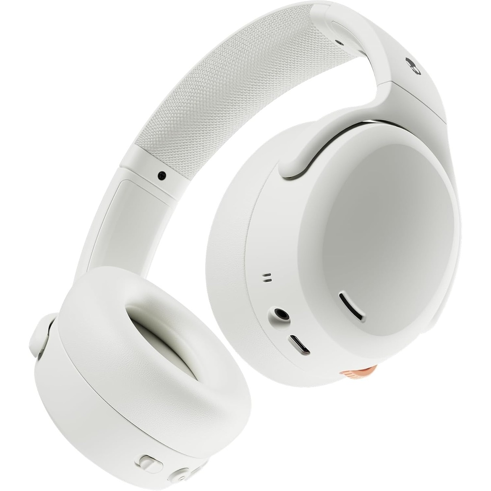 image:imageSkullcandy Crusher ANC 2 Wireless OverEar Bluetooth Headphones with MultiSensory Bass Active Noise Cancelling Up to 60 Hours Battery Microphone for iPhone Android All Love 2026Bone