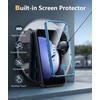 FNTCASE for Samsung Galaxy S23-FE Case: Military Grade Protective Hard Phone Case with Kickstand | Screen Protector | Shockproof TPU Full Protection Drop Proof Phone Cover for Galaxy S23 FE 5G Black(Blue)