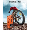 FNTCASE for iPhone 14 Pro Max Case: Military Grade Rugged Cell Phone Cover with Kickstand | Shockproof TPU Protection Bumper Matte Textured Design for iPhone 14 Pro Max Cases 6.7 inch(Orange)