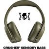 Skullcandy Crusher ANC 2 Wireless Over-Ear Bluetooth Headphones with Multi-Sensory Bass, Active Noise Cancelling, Up to 60 Hours Battery, Microphone for iPhone Android – All Love 2026(Drab)
