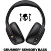 Skullcandy Crusher ANC 2 Wireless Over-Ear Bluetooth Headphones with Multi-Sensory Bass, Active Noise Cancelling, Up to 60 Hours Battery, Microphone for iPhone Android – All Love 2026(True Black)