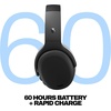 Skullcandy Crusher ANC 2 Wireless Over-Ear Bluetooth Headphones with Multi-Sensory Bass, Active Noise Cancelling, Up to 60 Hours Battery, Microphone for iPhone Android – All Love 2026(Black/Asphalt)