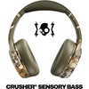Skullcandy Crusher ANC 2 Wireless Over-Ear Bluetooth Headphones with Multi-Sensory Bass, Active Noise Cancelling, Up to 60 Hours Battery, Microphone for iPhone Android – All Love 2026(Realtree EDGE Drab)