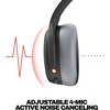 Skullcandy Crusher ANC 2 Wireless Over-Ear Bluetooth Headphones with Multi-Sensory Bass, Active Noise Cancelling, Up to 60 Hours Battery, Microphone for iPhone Android – All Love 2026(Black/Asphalt)