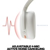 Skullcandy Crusher ANC 2 Wireless Over-Ear Bluetooth Headphones with Multi-Sensory Bass, Active Noise Cancelling, Up to 60 Hours Battery, Microphone for iPhone Android – All Love 2026(Bone)