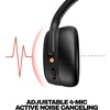 Skullcandy Crusher ANC 2 Wireless Over-Ear Bluetooth Headphones with Multi-Sensory Bass, Active Noise Cancelling, Up to 60 Hours Battery, Microphone for iPhone Android – All Love 2026(True Black)