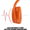 Skullcandy Crusher ANC 2 Wireless Over-Ear Bluetooth Headphones with Multi-Sensory Bass, Active Noise Cancelling, Up to 60 Hours Battery, Microphone for iPhone Android – All Love 2026(Hazard)