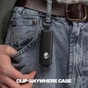 Skullcandy Dime 360 Wireless Earbuds, Bluetooth Headphones, Noise Isolating Fit, Up to 28 Hours Battery, Microphone for iPhone Android, Easy Carry with Clip-Anywhere Case – True Black(True Black)