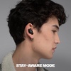 Skullcandy Dime 360 Wireless Earbuds, Bluetooth Headphones, Noise Isolating Fit, Up to 28 Hours Battery, Microphone for iPhone Android, Easy Carry with Clip-Anywhere Case – True Black(True Black)