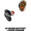 Skullcandy Method 360 ANC Wireless Earbuds, Sound by Bose, Bluetooth Headphones, Premium Noise Cancelling, Up to 40 Hrs Battery, Sweat and Water Resistant, Microphone for iPhone Android – Crazy Pink(Leopard)