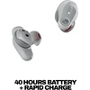 Skullcandy Method 360 ANC Wireless Earbuds, Sound by Bose, Bluetooth Headphones, Premium Noise Cancelling, Up to 40 Hrs Battery, Sweat and Water Resistant, Microphone for iPhone Android – Crazy Pink(Cement)