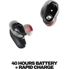 Skullcandy Method 360 ANC Wireless Earbuds, Sound by Bose, Bluetooth Headphones, Premium Noise Cancelling, Up to 40 Hrs Battery, Sweat and Water Resistant, Microphone for iPhone Android – Crazy Pink(True Black)