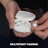 Skullcandy Smokin’ Buds 360 Wireless Earbuds, Bluetooth Headphones, Noise Isolating Fit, Up to 20 Hours Battery, IPX4 Sweat and Water Resistant, Microphone for iPhone Android – Bone(Bone)