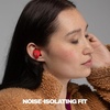 Skullcandy Smokin’ Buds 360 Wireless Earbuds, Bluetooth Headphones, Noise Isolating Fit, Up to 20 Hours Battery, IPX4 Sweat and Water Resistant, Microphone for iPhone Android – Bone(Plasma)