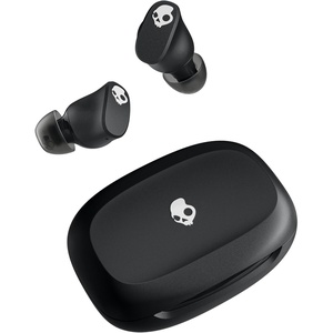 Skullcandy Smokin’ Buds 360 Wireless Earbuds, Bluetooth Headphones, Noise Isolating Fit, Up to 20 Hours Battery, IPX4 Sweat and Water Resistant, Microphone for iPhone Android – Bone(True Black)