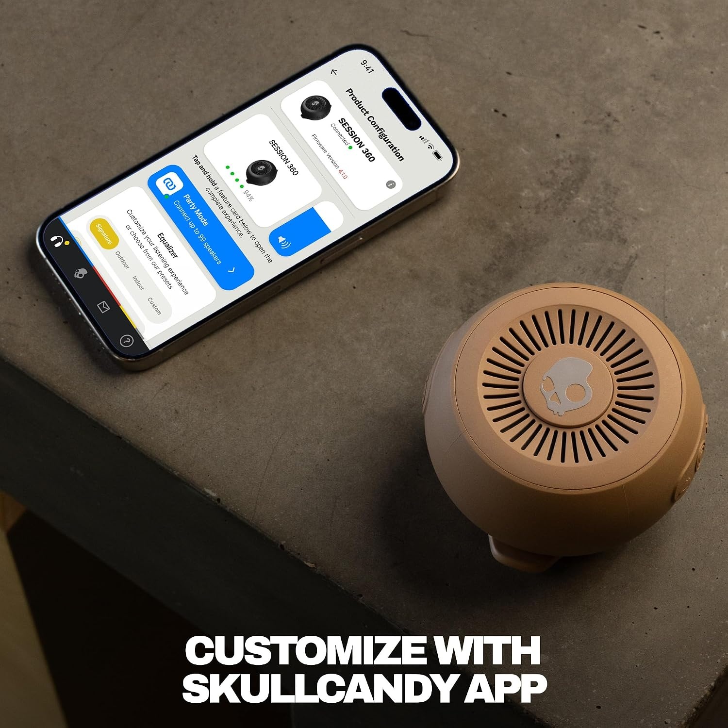 image:imageSkullcandy Session 360 Portable Lightweight Bluetooth Speaker Waterproof Dustproof 20 Hours of Playtime Built for Home Outdoors Party Travel Big Sound iPhone Android Compatible PlasmaPrimer