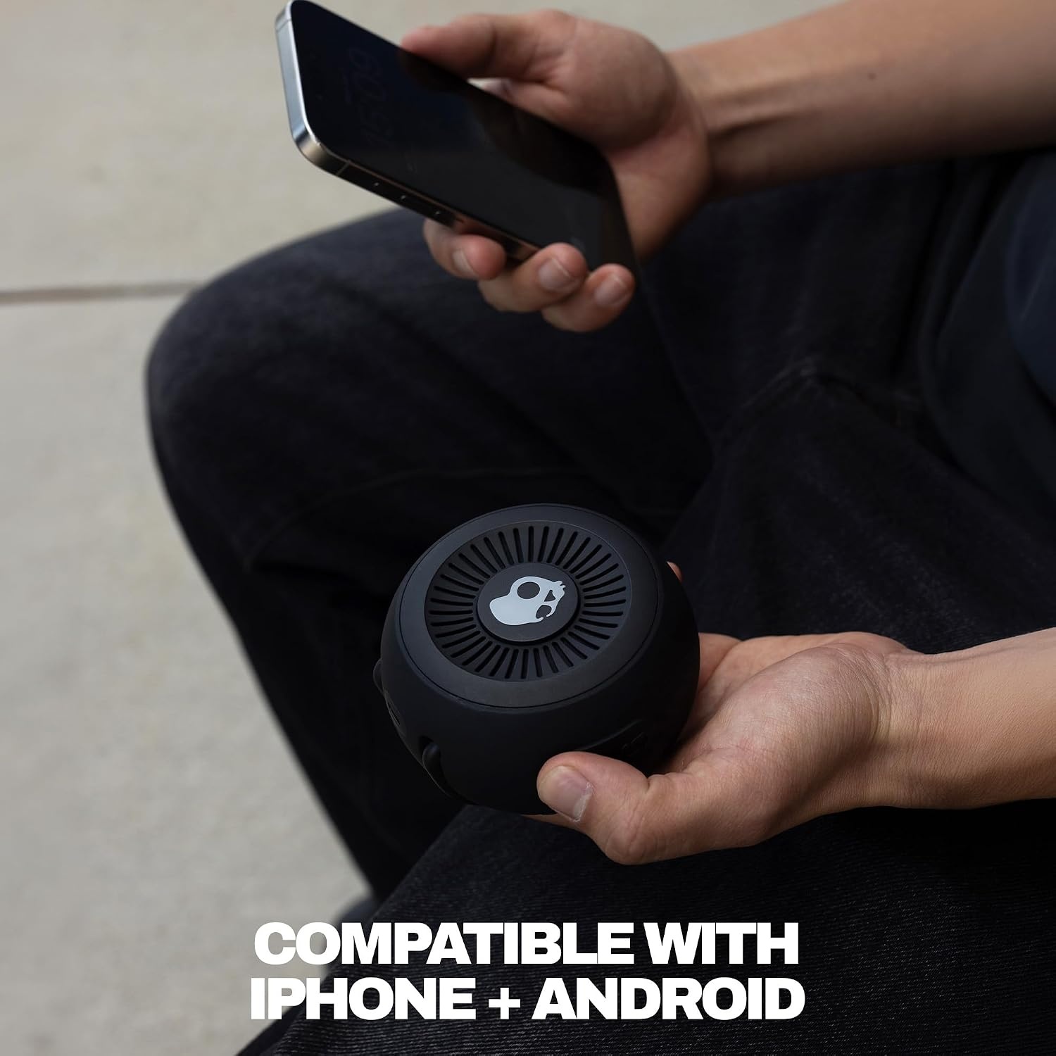 image:imageSkullcandy Session 360 Portable Lightweight Bluetooth Speaker Waterproof Dustproof 20 Hours of Playtime Built for Home Outdoors Party Travel Big Sound iPhone Android Compatible PlasmaTrue Black