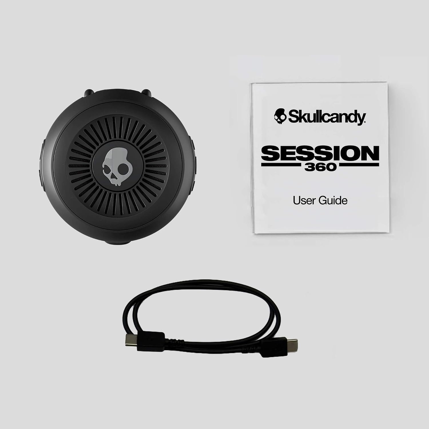 image:imageSkullcandy Session 360 Portable Lightweight Bluetooth Speaker Waterproof Dustproof 20 Hours of Playtime Built for Home Outdoors Party Travel Big Sound iPhone Android Compatible PlasmaTrue Black
