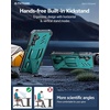 FNTCASE for Samsung Galaxy S26-Ultra Case: [Built-in Screen Protector & Kickstand] [2 Front Frames] [Military-Grade Drop Protection] Heavy Duty Shockproof Rugged TPU Case Full Body Protective Blue(Green)