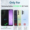 FNTCASE for Samsung Galaxy S26-Ultra Case: [Built-in Screen Protector & Kickstand] [2 Front Frames] [Military-Grade Drop Protection] Heavy Duty Shockproof Rugged TPU Case Full Body Protective Blue(Purple)