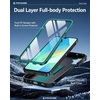 FNTCASE for Samsung Galaxy S26-Ultra Case: [Built-in Screen Protector & Kickstand] [2 Front Frames] [Military-Grade Drop Protection] Heavy Duty Shockproof Rugged TPU Case Full Body Protective Blue(Green)
