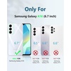 FNTCASE for Samsung Galaxy S26-Ultra Case: [Built-in Screen Protector & Kickstand] [2 Front Frames] [Military-Grade Drop Protection] Heavy Duty Shockproof Rugged TPU Case Full Body Protective Blue(Red)