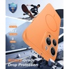 FNTCASE for iPhone 14 Pro Max Case Orange: [Compatible with Magsafe] Solid Matte 14 Pro Max Magnetic Phone Cover with [Full Camera Protection] [Screen Protector] Military Grade Shockproof Protective
