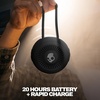 Skullcandy Session 360 Portable Lightweight Bluetooth Speaker, Waterproof Dustproof, 20 Hours of Playtime, Built for Home, Outdoors, Party, Travel, Big Sound, iPhone Android Compatible – Plasma(True Black)