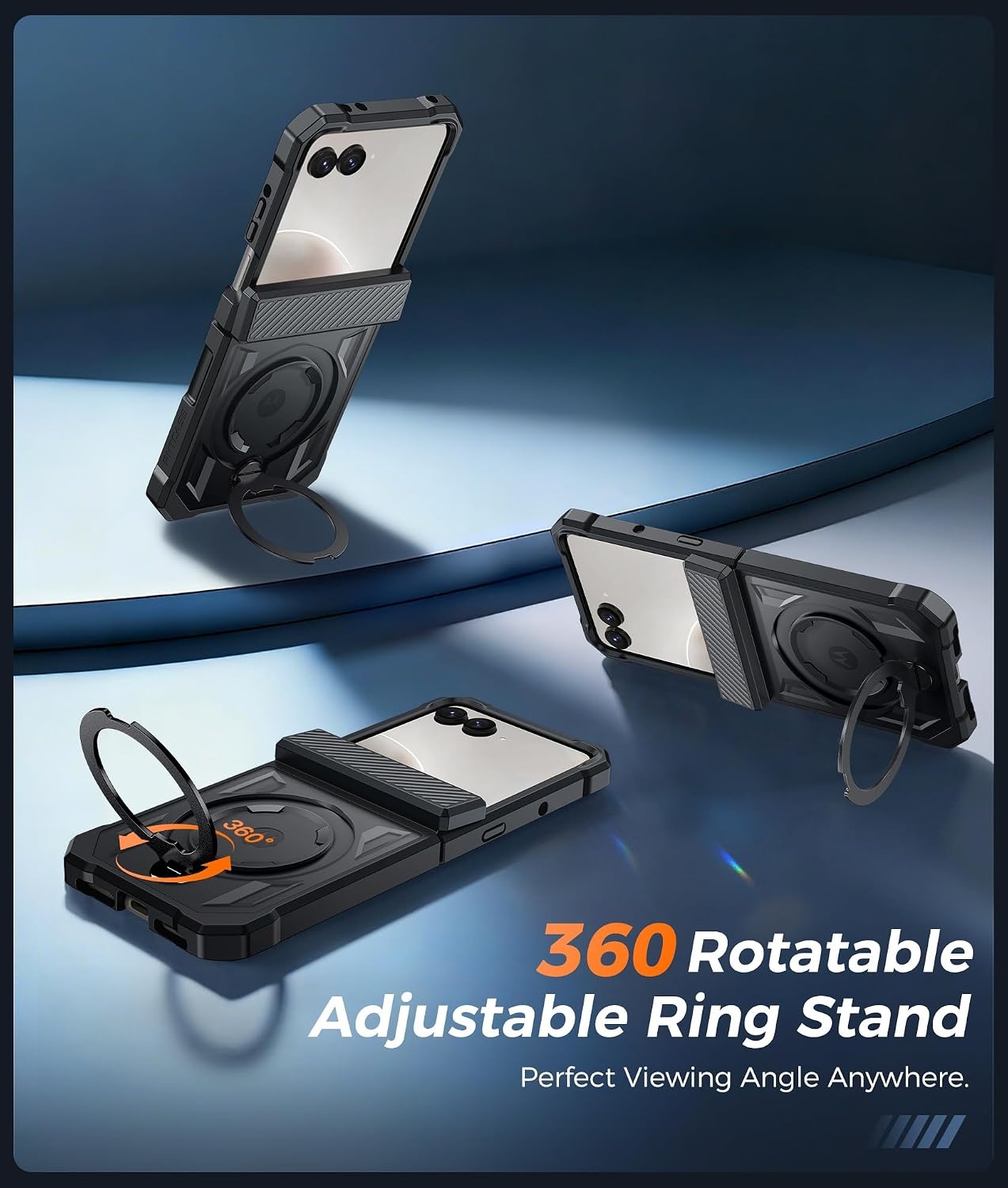 image:imageFNTCASE for Samsung Galaxy S26 Plus Case with Magnetic Ring Kickstand Screen Protector Compatible with MagSafe MilitaryGrade Drop Protection Shockproof Grip Bumper TPU Sturdy Cases BlackTranslucent Black