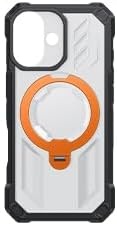 image:imageFNTCASE for Samsung Galaxy S26 Plus Case with Magnetic Ring Kickstand Screen Protector Compatible with MagSafe MilitaryGrade Drop Protection Shockproof Grip Bumper TPU Sturdy Cases BlackTranslucent Orange