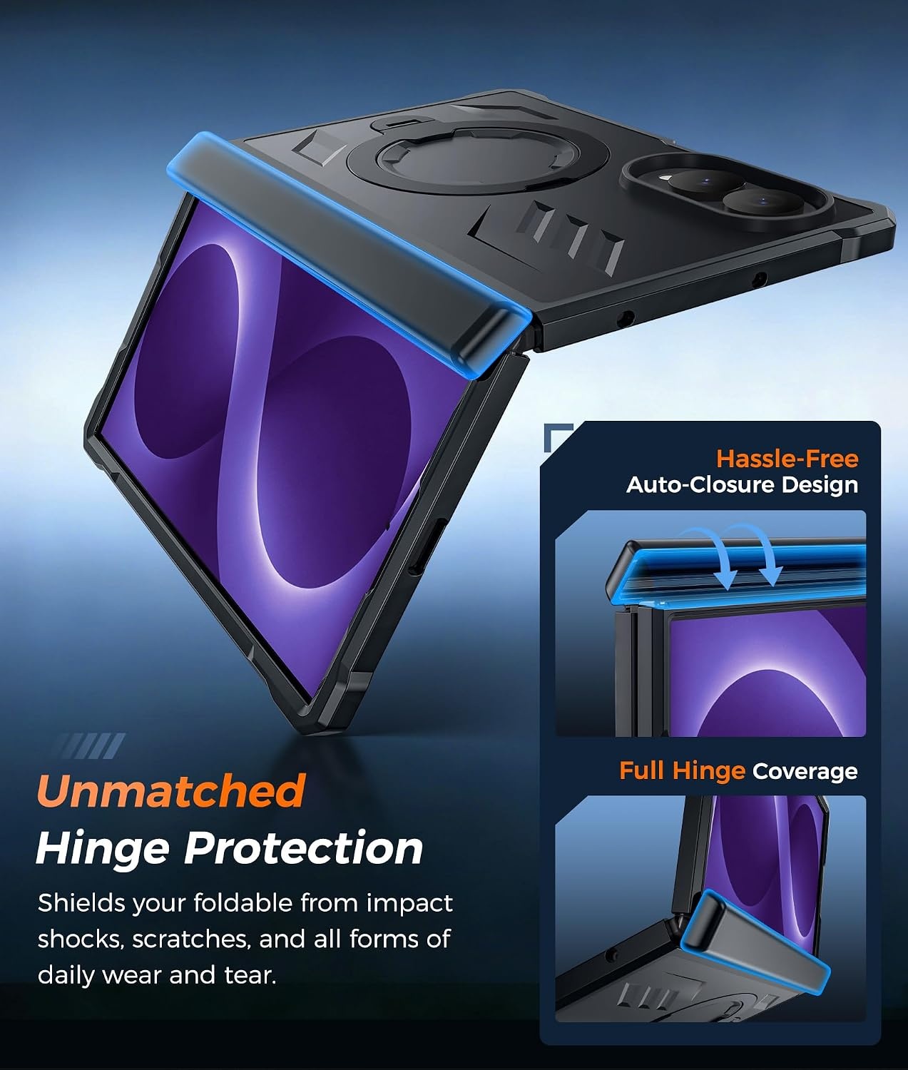 image:imageFNTCASE for Samsung Galaxy S26 Plus Case with Magnetic Ring Kickstand Screen Protector Compatible with MagSafe MilitaryGrade Drop Protection Shockproof Grip Bumper TPU Sturdy Cases BlackBlack