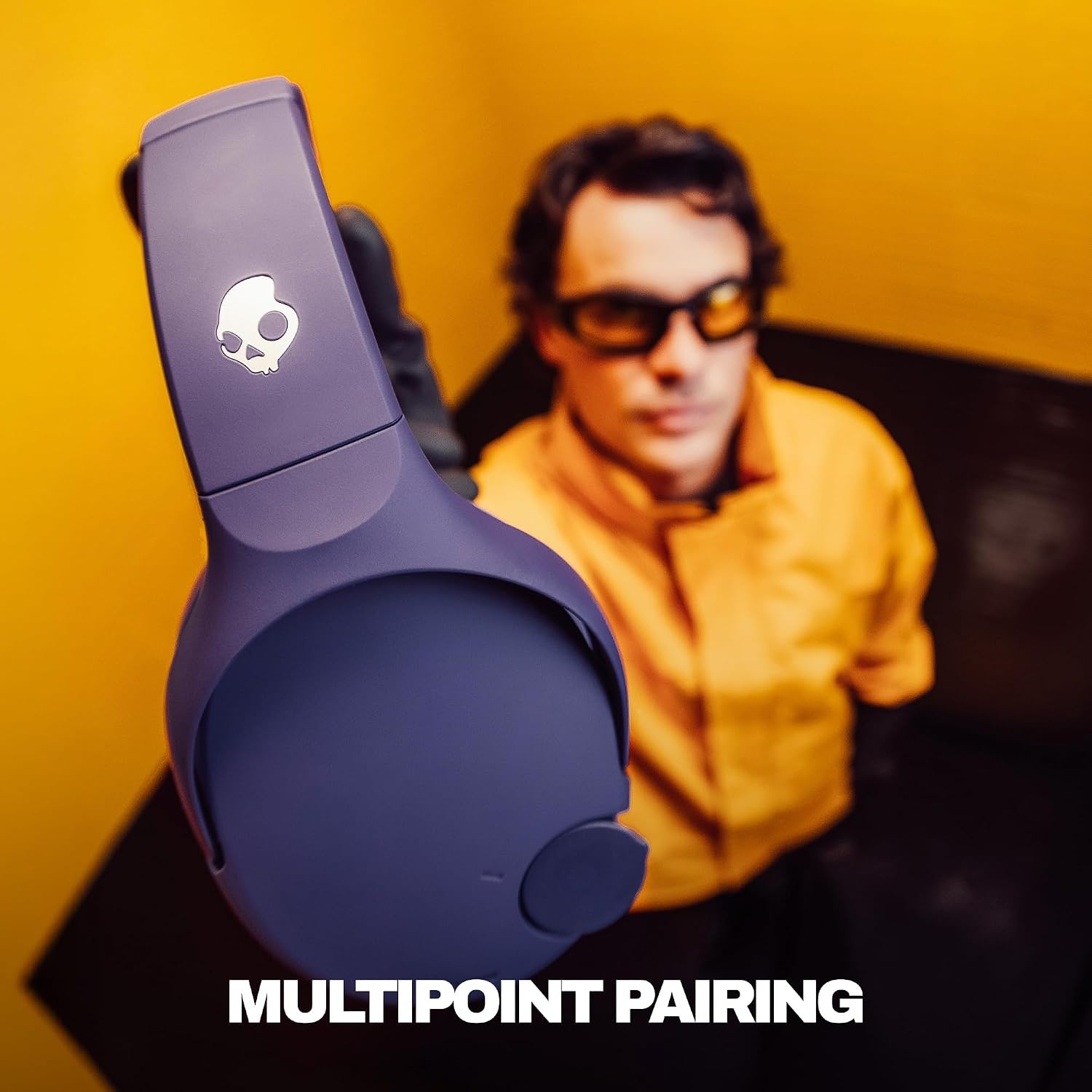 image:imageSkullcandy Crusher 720 Wireless OverEar Bluetooth Headphones with MultiSensory Bass THX Spatial Audio Personalized Sound Up to 65 Hours Battery Microphone for iPhone Android True BlackFuture