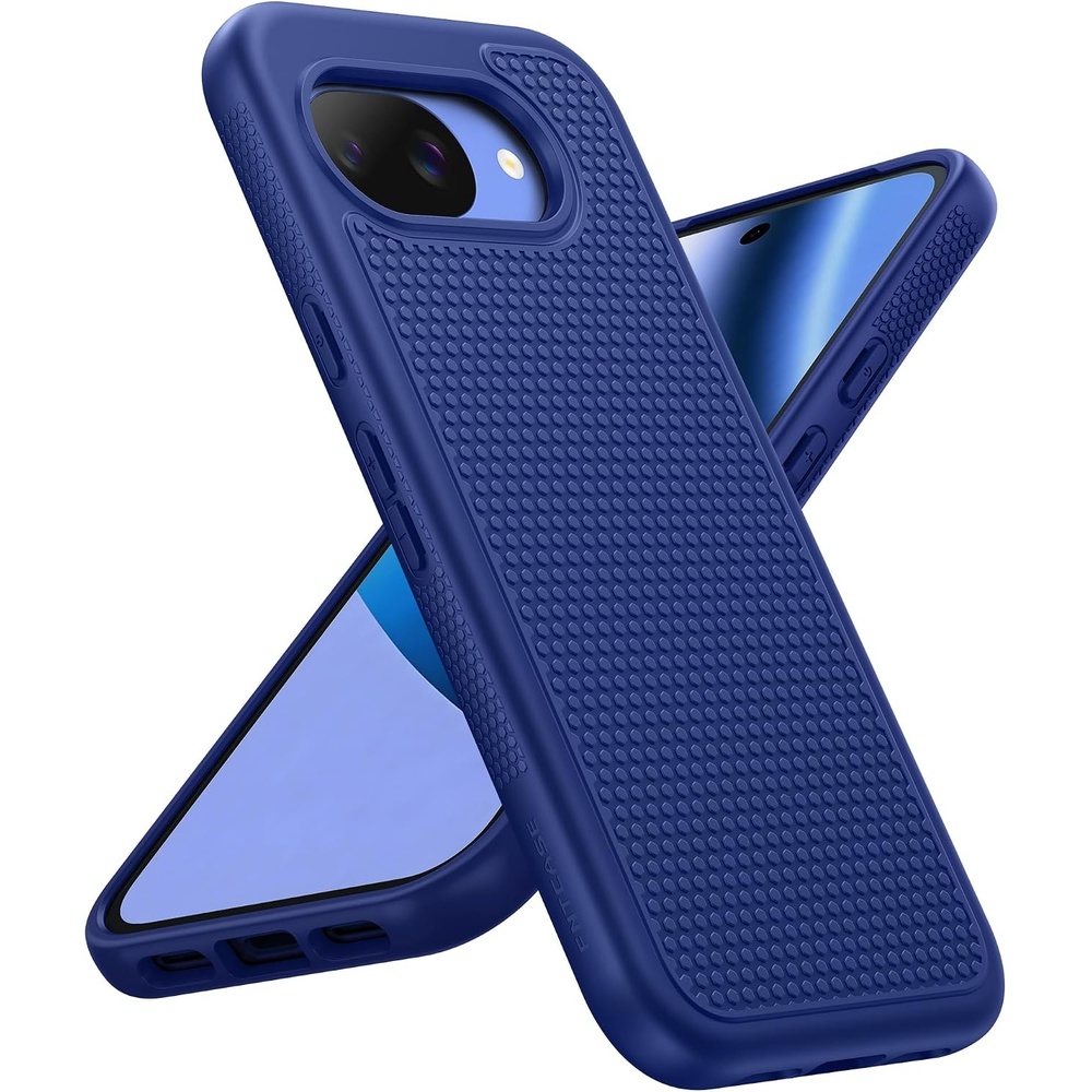 image:imageFNTCASE for iPhone 17e Case Black Translucent iPhone 16e Cases Compatible with MagSafe Camera Protection amp Tempered Glass Protector 14FT Military Grade Drop Tested Matte SkinFriendly CoverNavy Blue