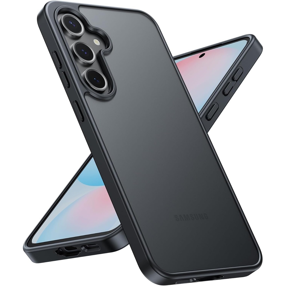 image:imageFNTCASE for iPhone 17e Case Black Translucent iPhone 16e Cases Compatible with MagSafe Camera Protection amp Tempered Glass Protector 14FT Military Grade Drop Tested Matte SkinFriendly CoverTranslucent Black