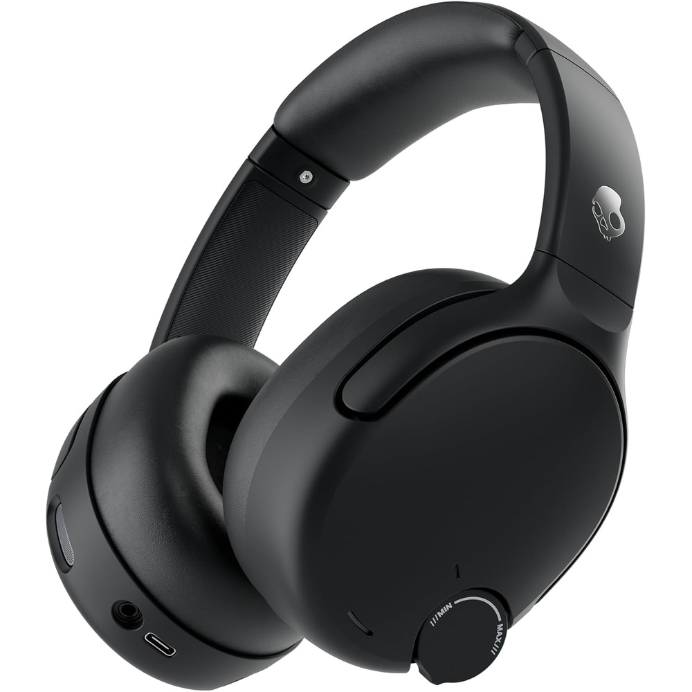 image:imageSkullcandy Crusher 720 Wireless OverEar Bluetooth Headphones with MultiSensory Bass THX Spatial Audio Personalized Sound Up to 65 Hours Battery Microphone for iPhone Android True BlackTrue Black
