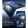 FNTCASE for Samsung Galaxy S26+ Plus Case: with [Magnetic Ring Kickstand] [Screen Protector] [Compatible with MagSafe] [Military-Grade Drop Protection] Shockproof Grip Bumper TPU Sturdy Cases Black(Translucent Black)