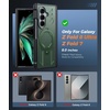 FNTCASE for Samsung Galaxy S26+ Plus Case: with [Magnetic Ring Kickstand] [Screen Protector] [Compatible with MagSafe] [Military-Grade Drop Protection] Shockproof Grip Bumper TPU Sturdy Cases Black(Green)