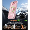 FNTCASE for Samsung Galaxy S26+ Plus Case: with [Magnetic Ring Kickstand] [Screen Protector] [Compatible with MagSafe] [Military-Grade Drop Protection] Shockproof Grip Bumper TPU Sturdy Cases Black(Translucent Pink)