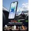 FNTCASE for Samsung Galaxy S26+ Plus Case: with [Magnetic Ring Kickstand] [Screen Protector] [Compatible with MagSafe] [Military-Grade Drop Protection] Shockproof Grip Bumper TPU Sturdy Cases Black(Translucent Orange)