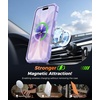 FNTCASE for Samsung Galaxy S26+ Plus Case: with [Magnetic Ring Kickstand] [Screen Protector] [Compatible with MagSafe] [Military-Grade Drop Protection] Shockproof Grip Bumper TPU Sturdy Cases Black(Light Purple)