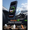 FNTCASE for Samsung Galaxy S26+ Plus Case: with [Magnetic Ring Kickstand] [Screen Protector] [Compatible with MagSafe] [Military-Grade Drop Protection] Shockproof Grip Bumper TPU Sturdy Cases Black(Translucent Blue)