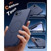 FNTCASE for iPhone 17e Case Black: Translucent iPhone 16e Cases Compatible with MagSafe, Camera Protection & Tempered Glass Protector, 14FT Military Grade Drop Tested, Matte Skin-Friendly Cover(Matte Blue)