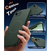FNTCASE for iPhone 17e Case Black: Translucent iPhone 16e Cases Compatible with MagSafe, Camera Protection & Tempered Glass Protector, 14FT Military Grade Drop Tested, Matte Skin-Friendly Cover(Matte Green)