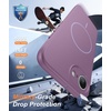 FNTCASE for iPhone 17e Case Black: Translucent iPhone 16e Cases Compatible with MagSafe, Camera Protection & Tempered Glass Protector, 14FT Military Grade Drop Tested, Matte Skin-Friendly Cover(Matte Lavender)