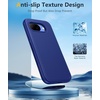 FNTCASE for iPhone 17e Case Black: Translucent iPhone 16e Cases Compatible with MagSafe, Camera Protection & Tempered Glass Protector, 14FT Military Grade Drop Tested, Matte Skin-Friendly Cover(Navy Blue)