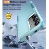 FNTCASE for iPhone 17e Case Black: Translucent iPhone 16e Cases Compatible with MagSafe, Camera Protection & Tempered Glass Protector, 14FT Military Grade Drop Tested, Matte Skin-Friendly Cover(Matte Mint Green)