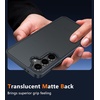FNTCASE for iPhone 17e Case Black: Translucent iPhone 16e Cases Compatible with MagSafe, Camera Protection & Tempered Glass Protector, 14FT Military Grade Drop Tested, Matte Skin-Friendly Cover(Translucent Black)