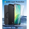 FNTCASE for iPhone 17e Case Black: Translucent iPhone 16e Cases Compatible with MagSafe, Camera Protection & Tempered Glass Protector, 14FT Military Grade Drop Tested, Matte Skin-Friendly Cover(Black Magnetic)